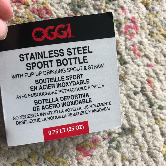 NWT BPA Free OGGI Stainless Steel Water Bottle - Picture 6 of 8